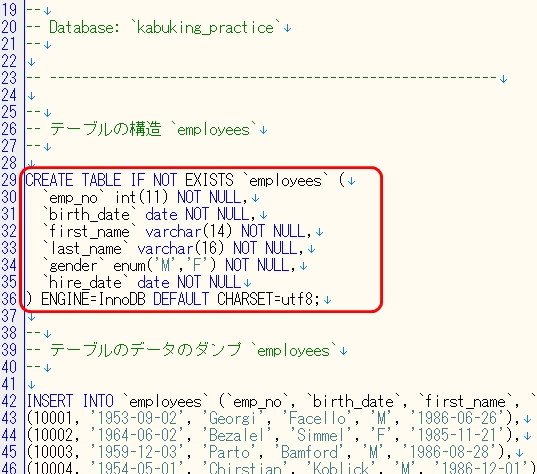 Mysqlのcreate Tableサンプルコード集 カラム定義を自動出力する方法は ポテパンスタイル