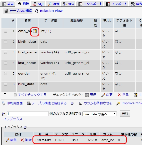 Mysqlのcreate Tableサンプルコード集 カラム定義を自動出力する方法は ポテパンスタイル